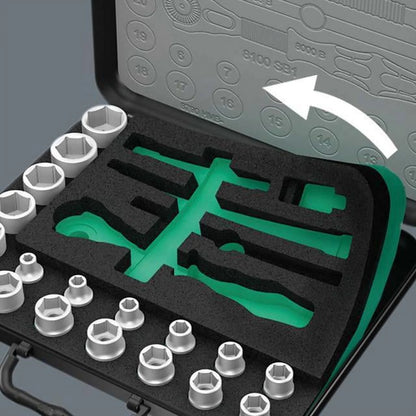 Wera Metric 1/4" Drive Speed Ratchet Set 42-Piece Set