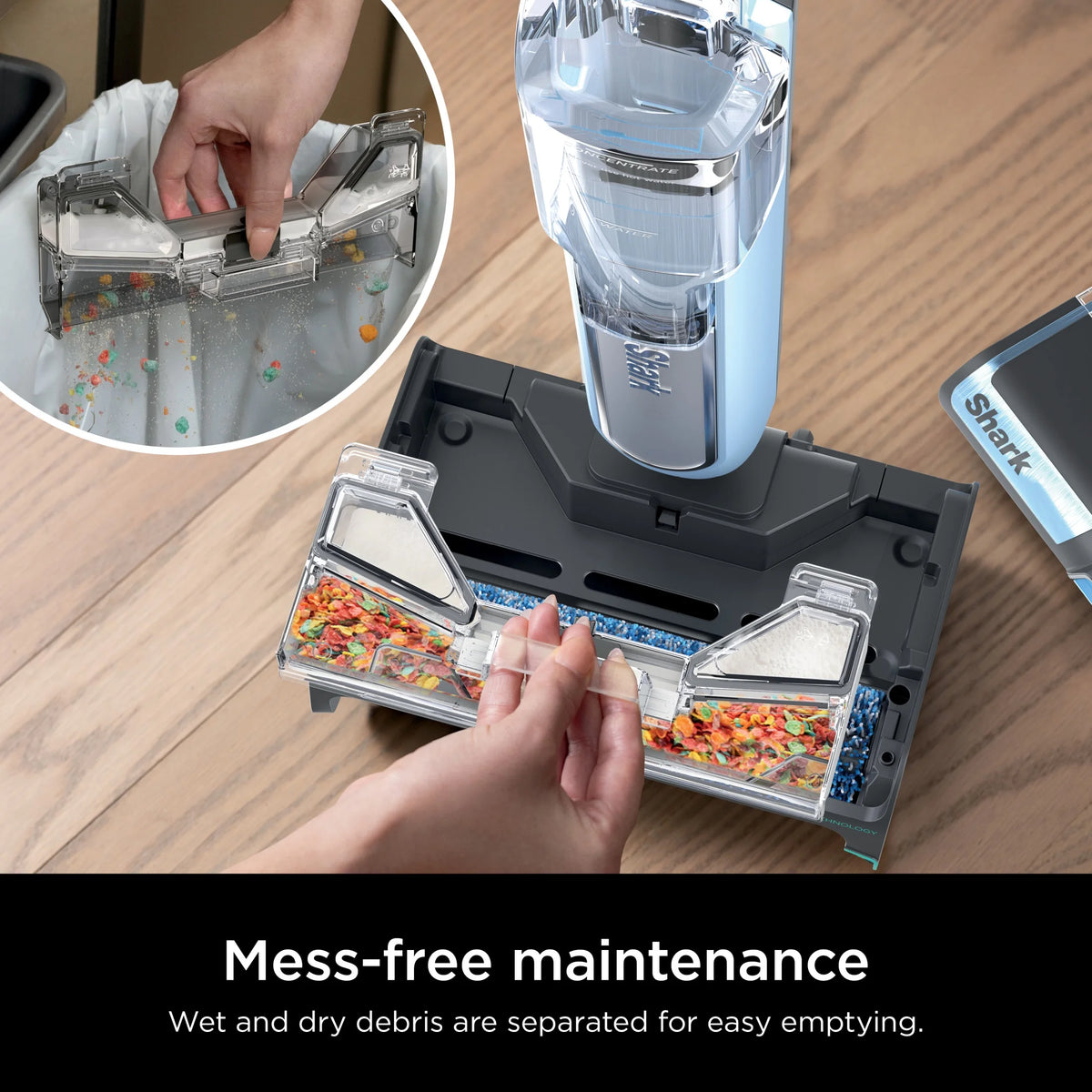 Shark? HydroDuo with Dirt-Reveal Technology, Cordless, Hard Floor Cleaning System, Wet & Dry Debris Pickup, Mop & Scrubs All at Once, Hardwood, Tile, Laminate Floors, WW200