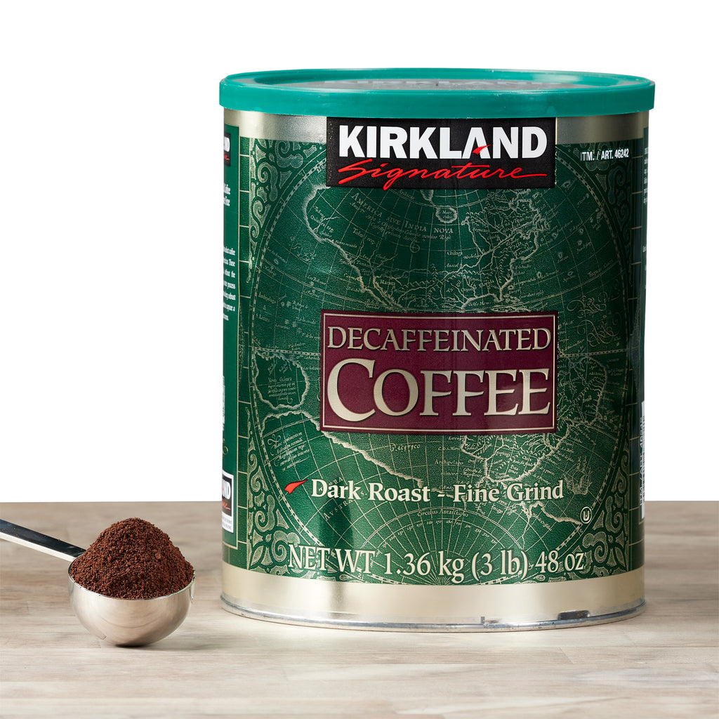 Kirkland Signature Decaffeinated Coffee, Dark Roast, 3 lbs