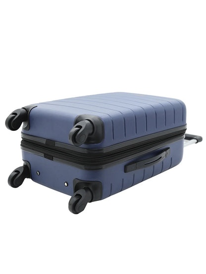 Wrangler 3 Piece Luggage Set with Cup Holder and USB Port, Olive Green