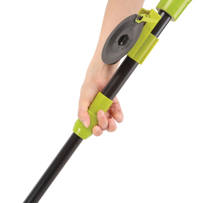 Sun Joe 10�� Stringless Lawn Trimmer, Battery Charger, SharperBlade, Green, 24V-SB10-LTE