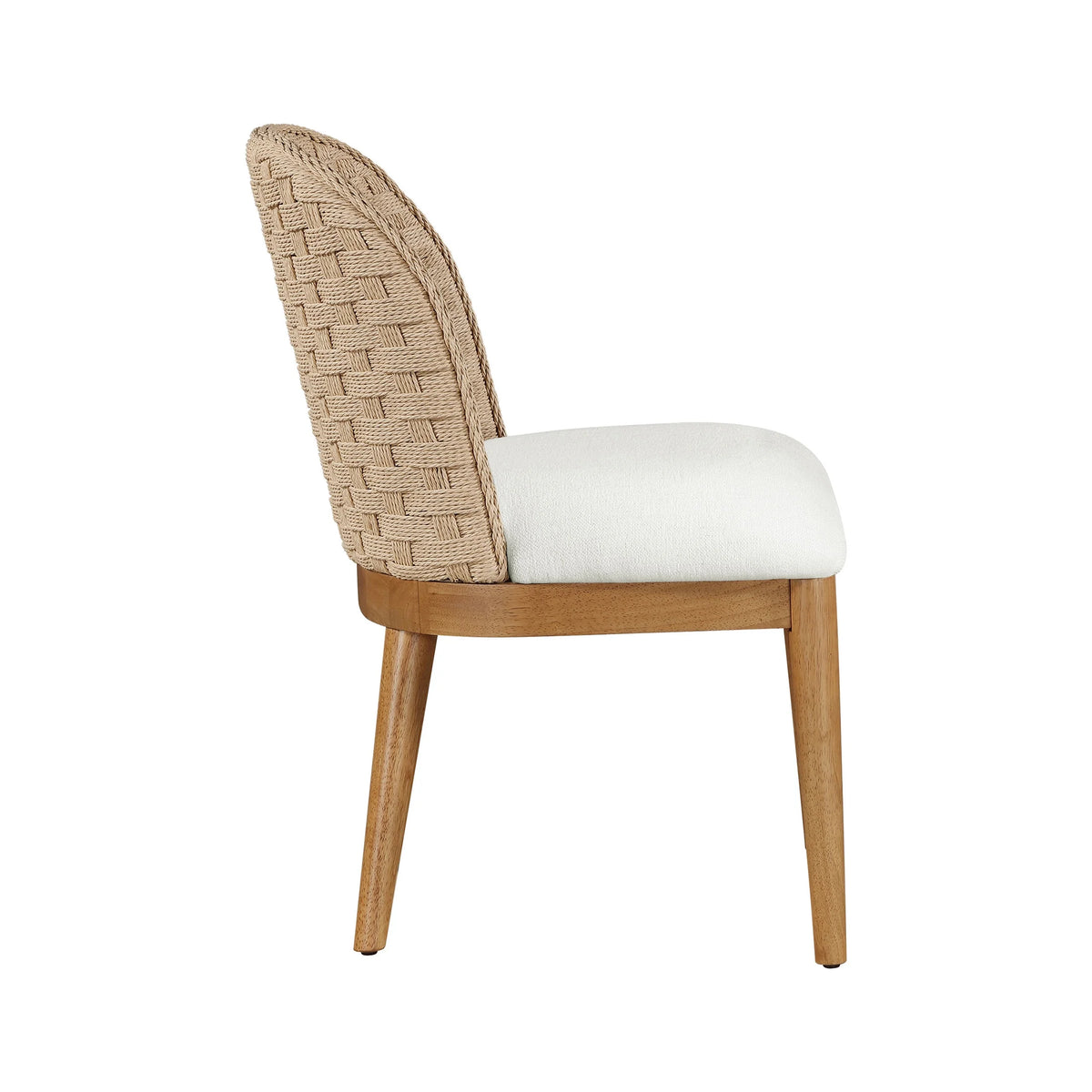 My Texas House Saylor Farmhouse Dining Chair Set, Natural Wood, Set of 2