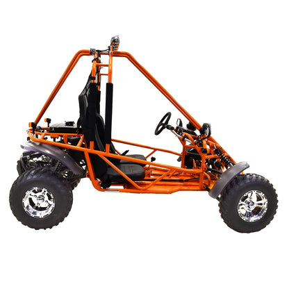 Massimo GKA 200 169cc EFI Adult Go Kart with 10HP Engine, 2WD Off-Road Go Cart, Dual Seats, Red