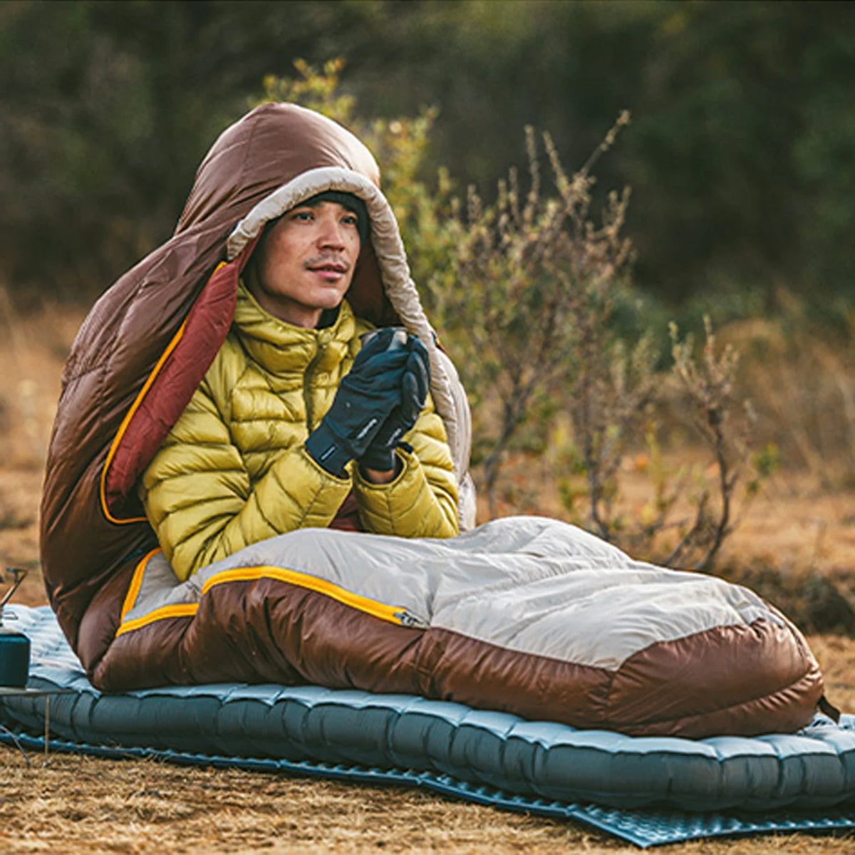 Naturehike, Mummy Sleeping Bag, Pro Outdoor Down Sleeping Bag for Cold Weather,  Water Repellent Sleeping bag with Compression Sack, High Fluffy Duck Down Filling,  For Hiking/Travel/Expedition