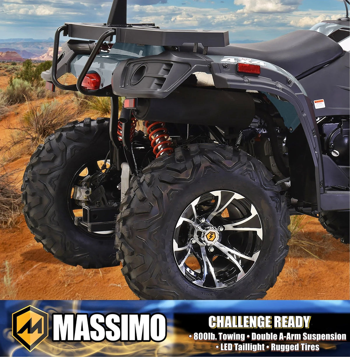 Massimo MSA450F Adult ATV Quad 352cc 25 HP 4 Stroke 4-Wheeler - Sand