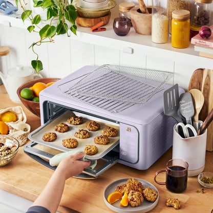 Beautiful Infrared Air Fryer Toaster Oven, 9-Slice, 1800 W, White Icing by Drew Barrymore