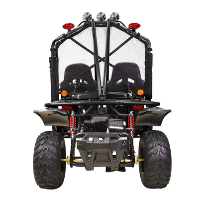 Massimo GKA 200 169cc EFI Adult Go Kart with 10HP Engine, 2WD Off-Road Go Cart, Dual Seats, Red