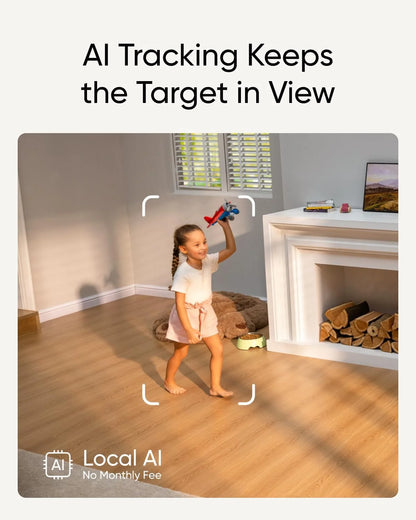 eufy Security Indoor Cam S350, Dual Cameras, 4K UHD Resolution Security Camera with 8�� Zoom and 360�� PTZ