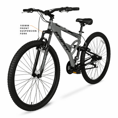 Hyper Bicycles 29" Men's Havoc Mountain Bike, Gray