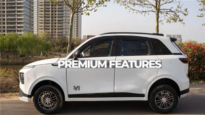 NV Motor Group NVII Mini Electric LSV 4-Passenger Low-Speed Vehicle, 25 MPH Top Speed, 90-Mile Range, 3000W/4000W Dual Motors Powered Ride-On
