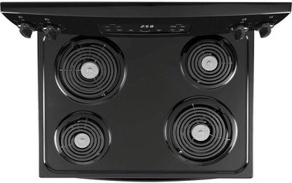 GE Appliances JB258DMBB 30 Inch Electric Freestanding Range Black