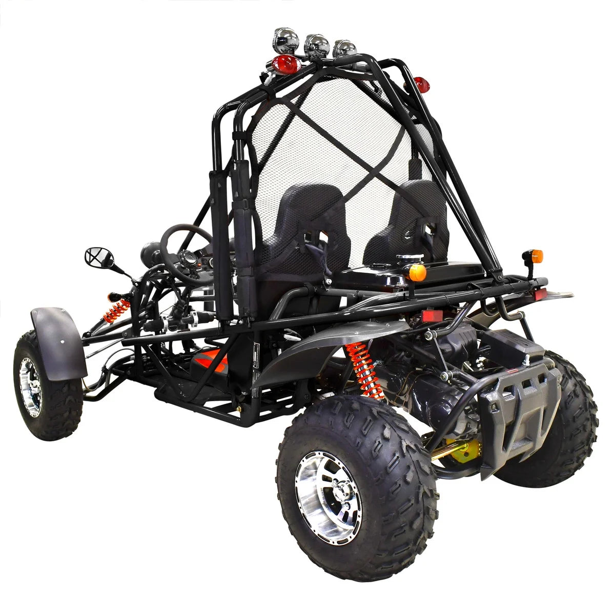 Massimo GKA 200 169cc EFI Adult Go Kart with 10HP Engine, 2WD Off-Road Go Cart, Dual Seats, Red