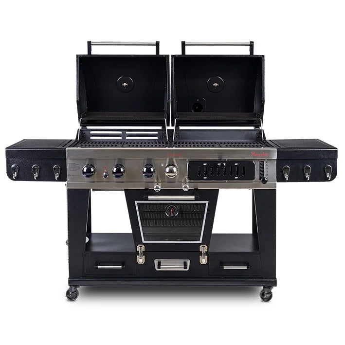 Pit Boss Memphis Ultimate Gas and Charcoal Combo Grill with Electric Smoker