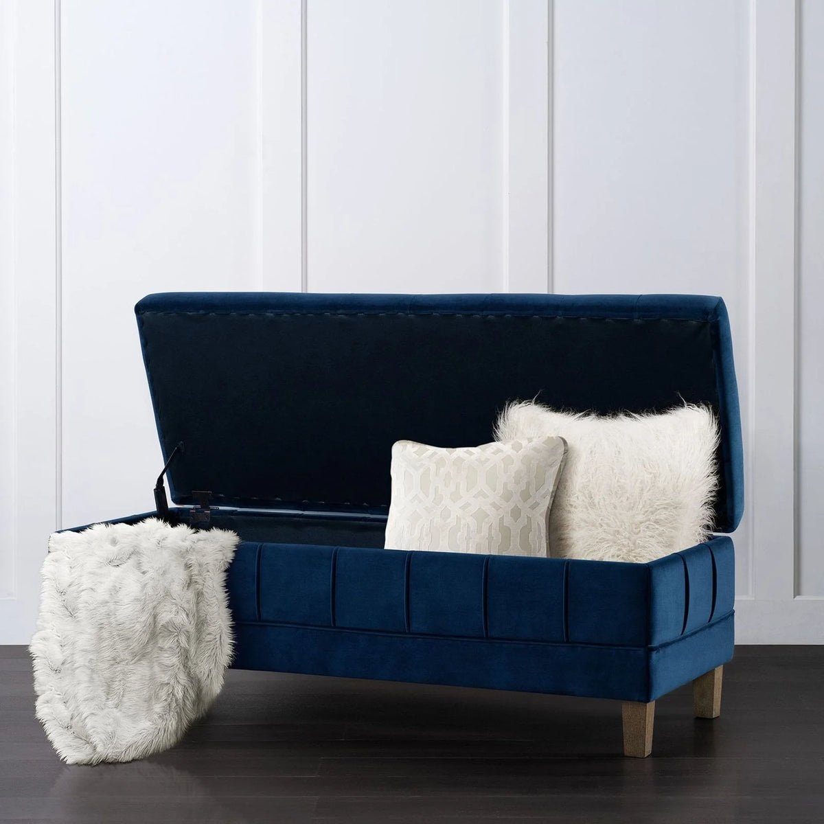 Picket House Furnishings Jude Tufted Storage Ottoman