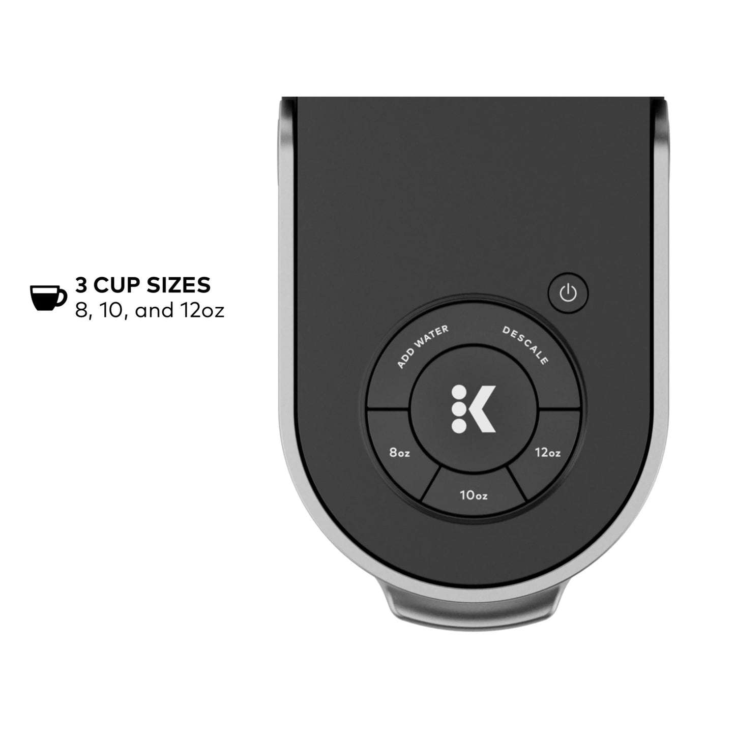 Keurig K-Slim Black Single-Serve K-Cup Pod Coffee Maker
