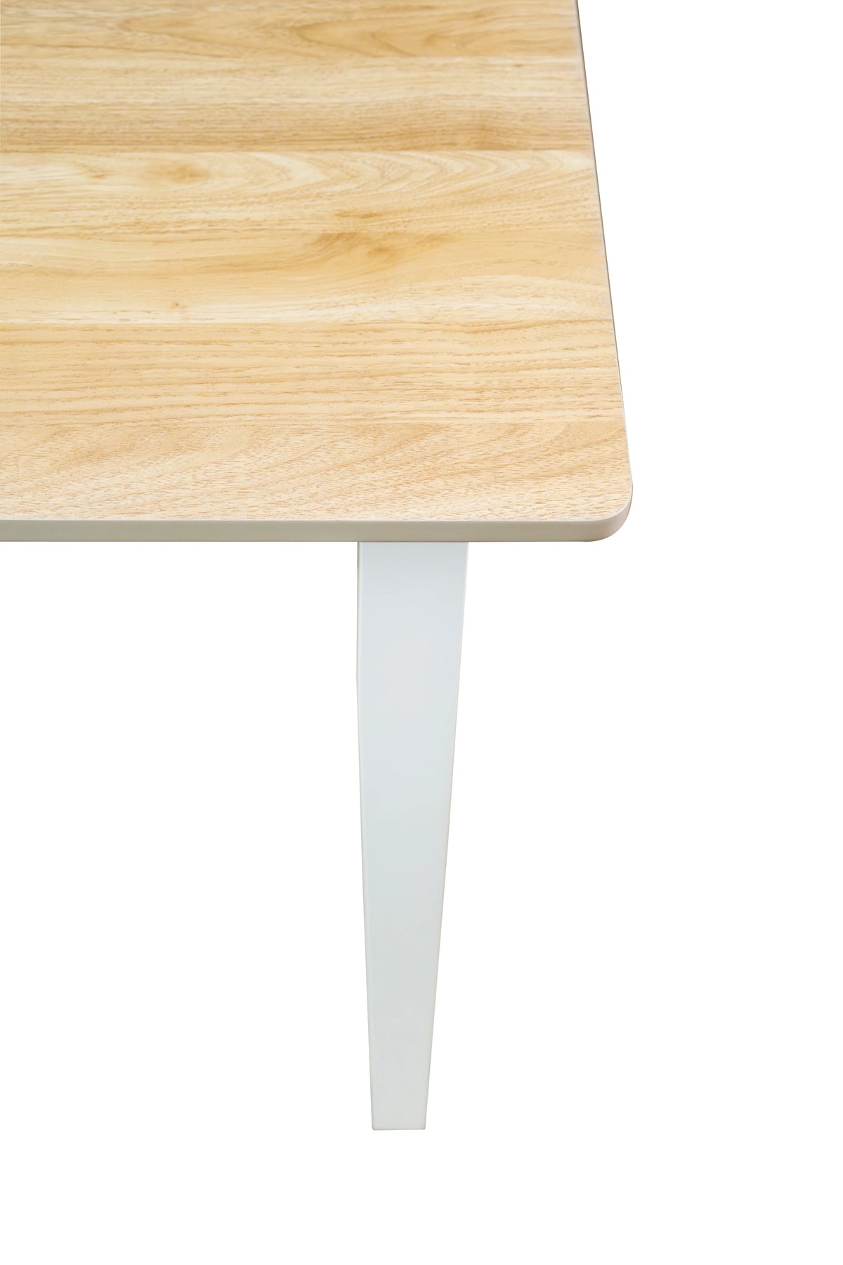 Mainstays 5-Piece Dining Set, 1 Table and 4 Chairs, White, MDF and Rubberwood, Indoor, 46" L x 29" W x 30" H Table