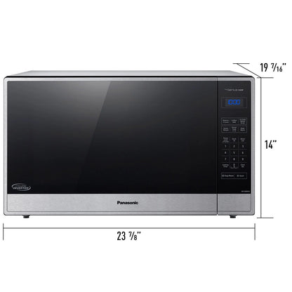 Panasonic 2.2-cu. ft. 1250W Countertop Microwave with Inverter Technology, Stainless Steel NN-SN95HS
