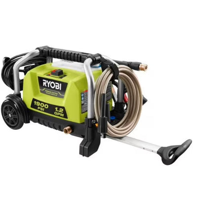 RYOBI RY1419MTVNM 1900 PSI 1.2 GPM Cold Water Wheeled Electric Pressure Washer