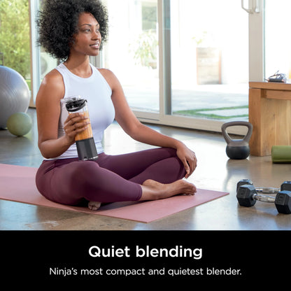 Ninja Blast Portable Blender, Cordless, 18oz. Vessel, Personal Blender for Shakes & Smoothies, BPA Free, Leakproof Lid & Sip Spout, USB-C Rechargeable, Dishwasher Safe Parts, Metallic Purple,