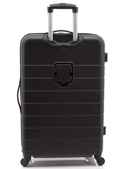 Wrangler 3 Piece Luggage Set with Cup Holder and USB Port, Olive Green