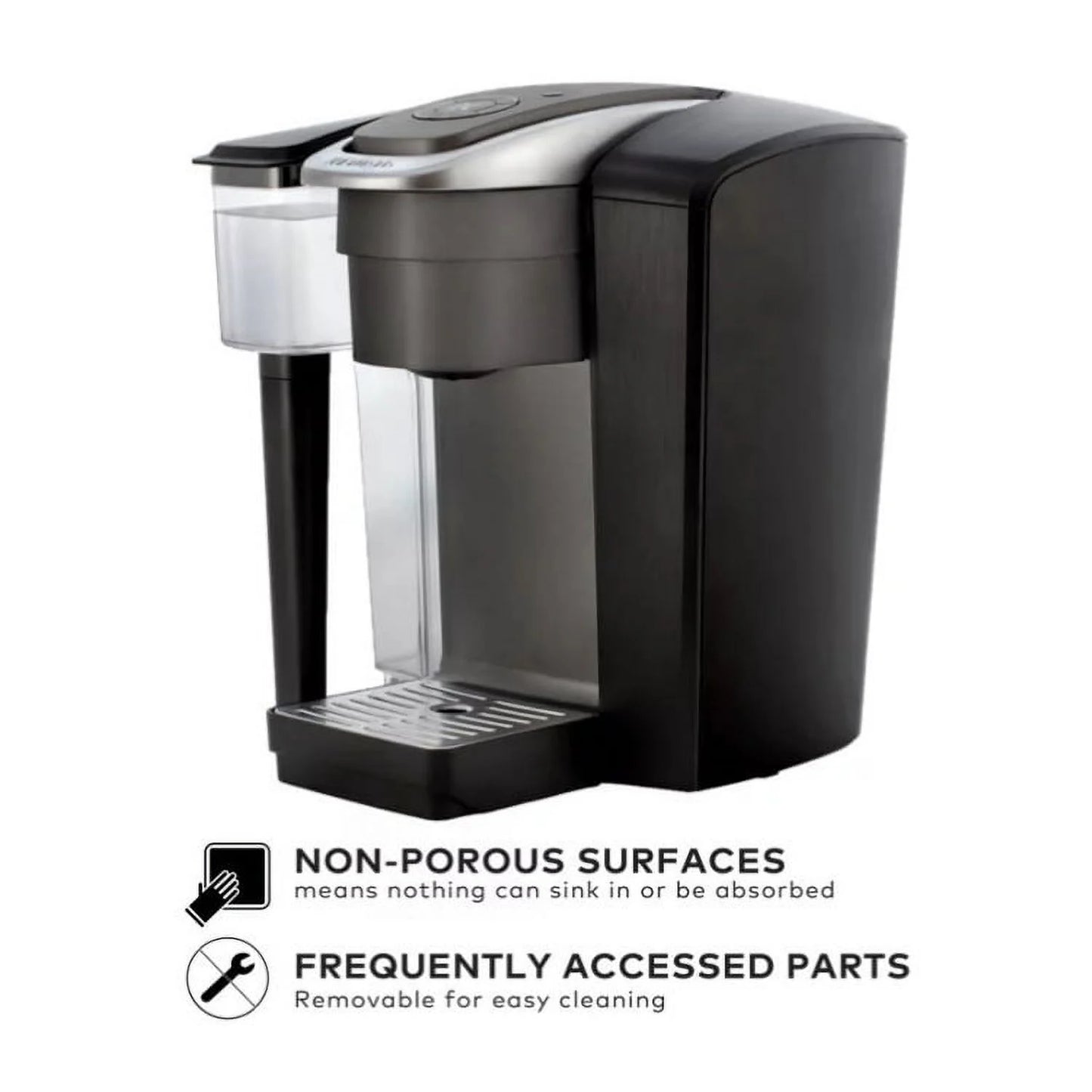 Keurig K-1550 Small Business Coffee Maker with Quiet Brew Technology, Strong Button, and 96 oz. Water Reservoir (Black)