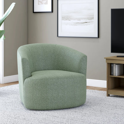 Mainstays Boucle Swivel Accent Chair, Taupe