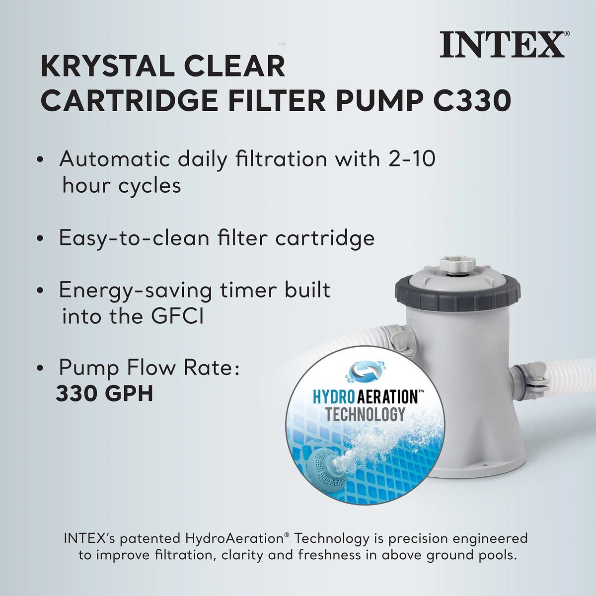 Intex 26719EH 14ft x 42in Prism Frame Above Ground Swimming Pool with Pump