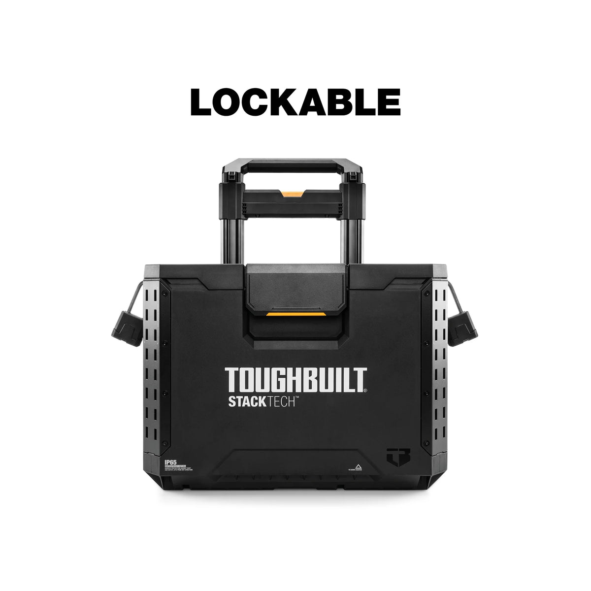 ToughBuilt Portable 2-in-1 Rolling Tool Box with Wheels & Stackable Design