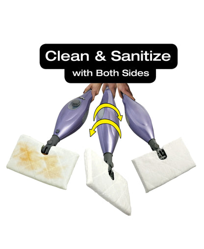 Shark S3501 Steam Pocket Mop, With 2 Washable Pads, Easy Maneuvering, Quick Drying, Soft-Grip Handle and Powerful Steam