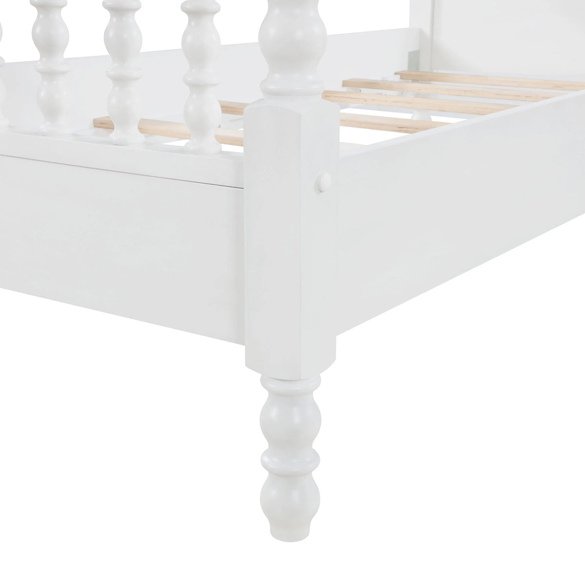 Pioneer Woman Harper Queen-Size Spindle Bed, Homestead Brown