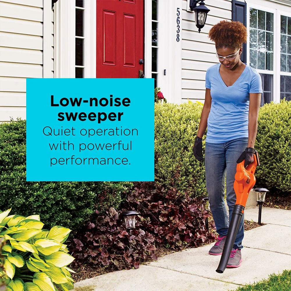 BLACK+DECKER 20V MAX* Lithium 10 In. String Trimmer/Edger + Hard Surface Sweeper Combo Kit, LCC221