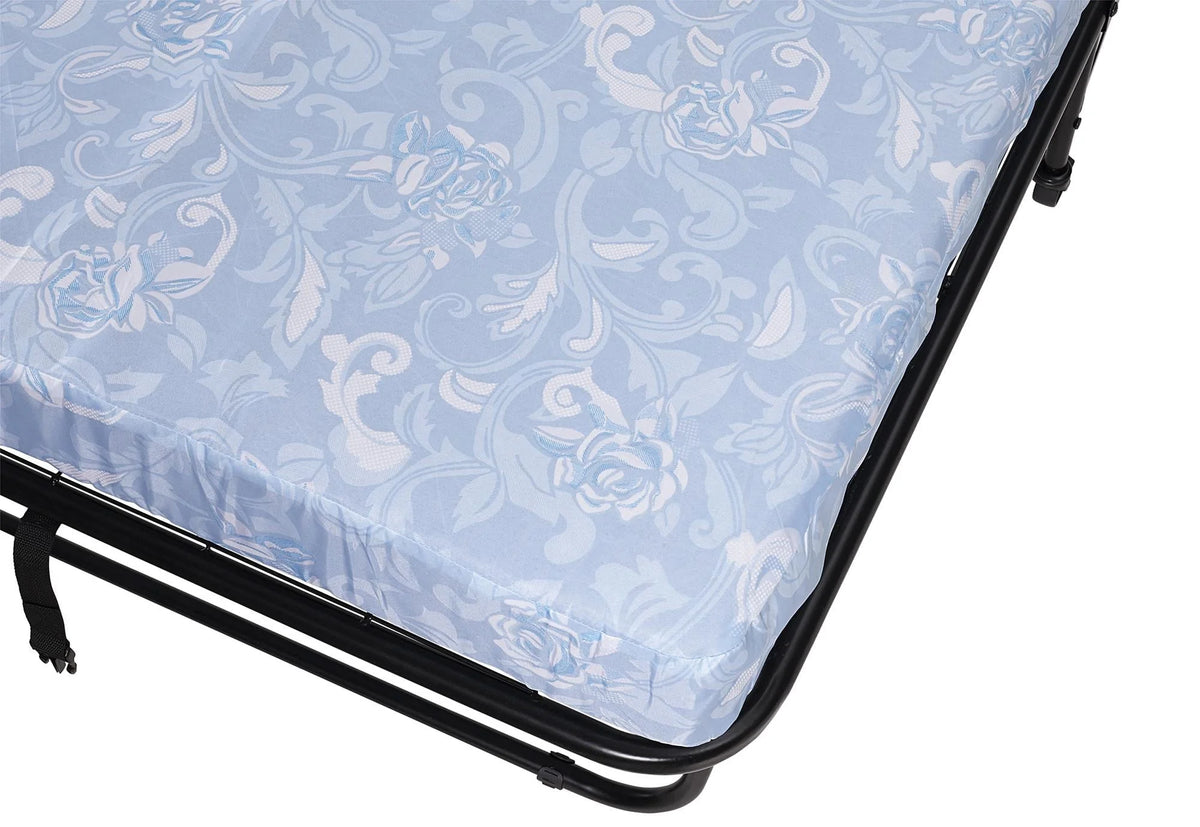 DHP Folding Rollaway Guest Bed with 5 Inch Mattress, Twin