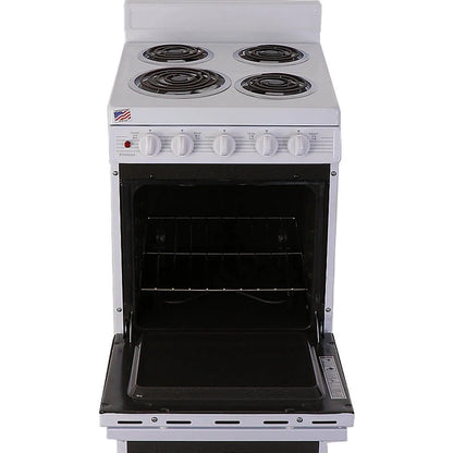 Premier&nbsp;2.4 Cu. Ft. White Freestanding Electric Coil Range