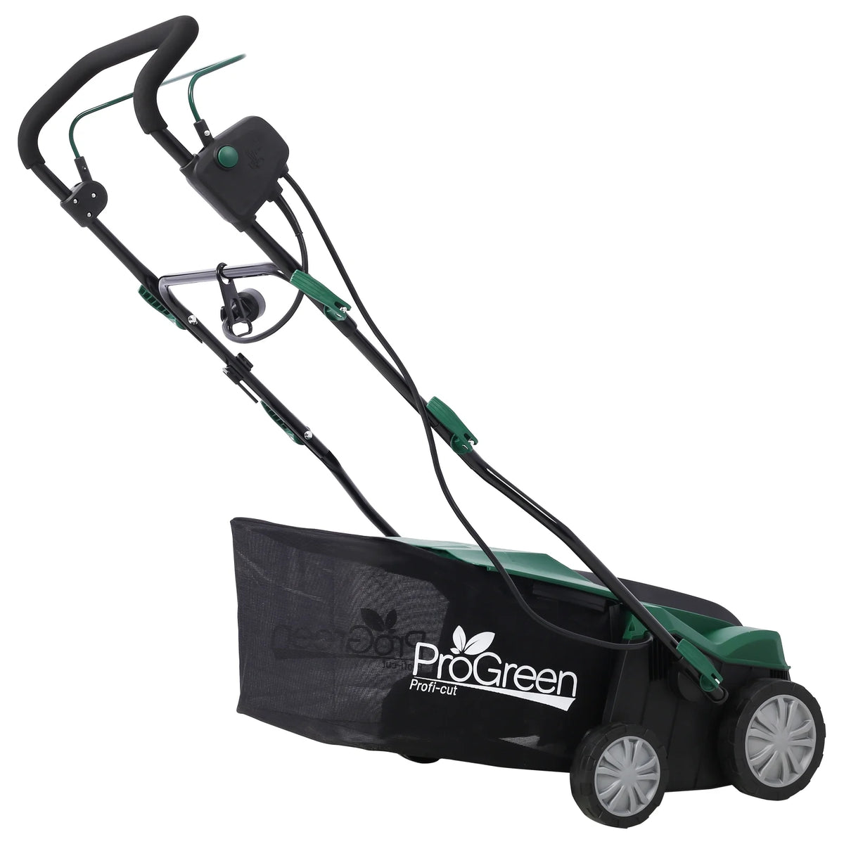 Dethatcher and Scarifier, Seizeen 16-Inch Lawn Dethatcher Scarifier 2-IN-1 Gardening Equipment, Powerful 15 Amp Electric Dethatcher & Scarifier, Height Adjustable, 58QT Removable Thatch Bag