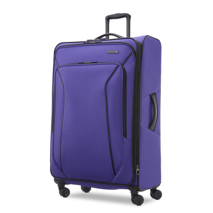 American Tourister X-Lite 3-Piece Luggage Set with Spinner Wheels - Light Grey