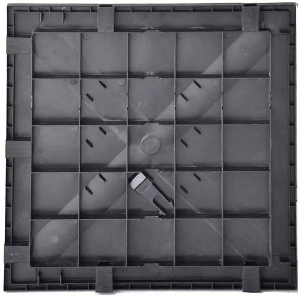 TentandTable Black Sparkle Portable Commercial Dance Floor - Indoor & Outdoor, 9 ft x 9 ft