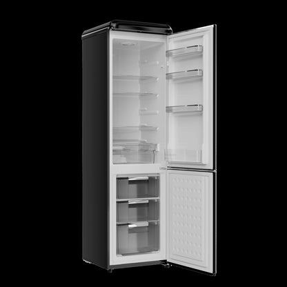 Frigidaire 9.0 Cu. Ft. Bottom Mount Retro Refrigerator, Black