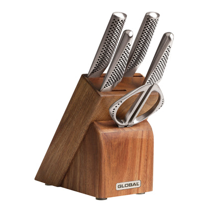 GLOBAL Takashi 6-piece Knife Block Set
