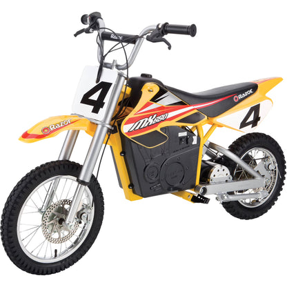 Razor Dirt Rocket MX650 - 36V Electric-Powered Dirt Bike, up to 17 mph, Ride-On for Teens & Adults
