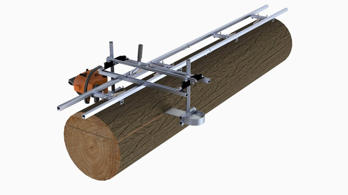 Granberg EZ Rail Sawmill Guide System, 10Ft., 4 Crossbar Kits, Model# G1010