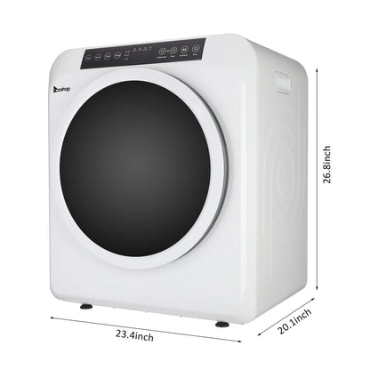 Ktaxon 3.5 cu. ft. Compact Electric Dryer, White