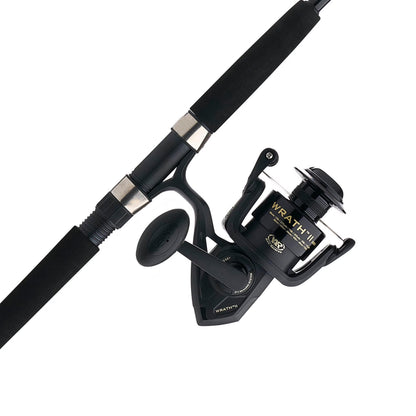 PENN Wrath II Fishing Spinning Combos, 7' Medium Heavy Rod, 5000 Reel