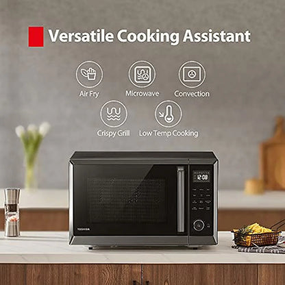 Toshiba 1.2 cu ft Countertop Microwave Ovens in Stainless Steel