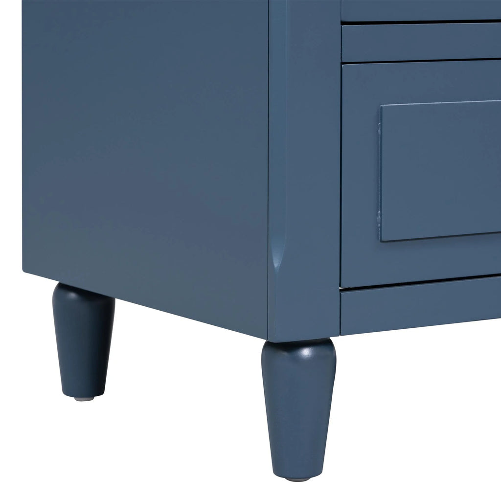 White Nightstand for Bedroom, Atumon Nightstand with 3 Drawers, Wood Bedside Table, Modern Nightstand Furniture for Bedroom, 28"L x 16.9"W x 28"H