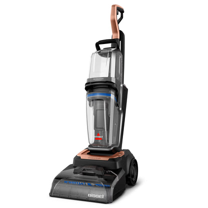 BISSELL Revolution HydroSteam Upright Deep Cleaner, Carpet Cleaner, HydrosSteam Technology, 7 Foot Hose, 4" Self-Cleaning Tough Stain Tool, 4117, Black & Copper