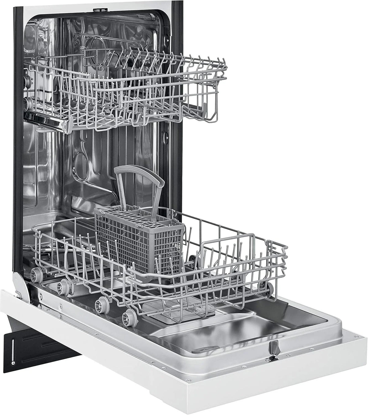 Honeywell 18 Inch Dishwasher with 8 Place settings, 6 Washing Programs, Stainless Steel Tub, UL/Energy Star- White