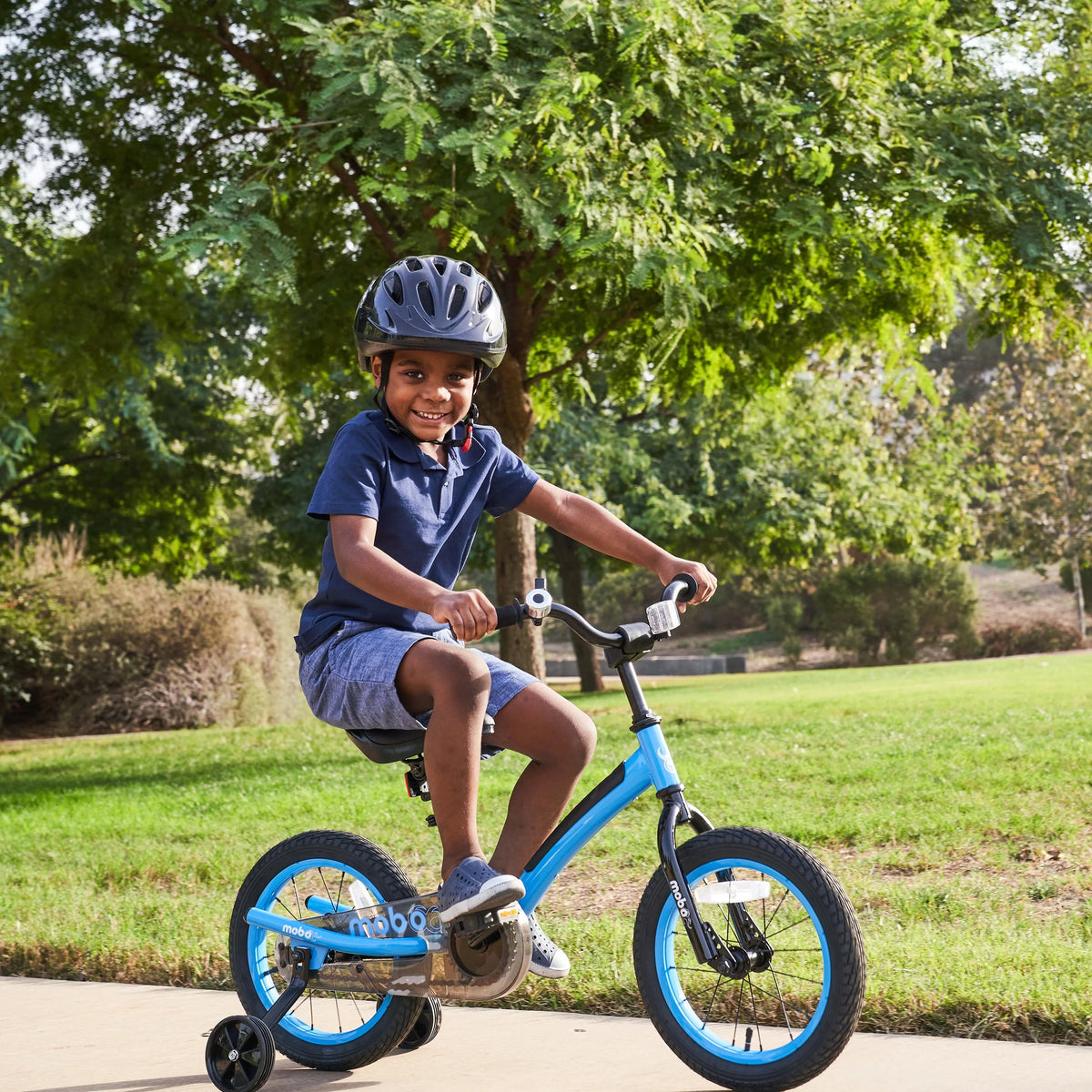 Mobo First Boy's 14" Kids Bike, Ages 3-5 Years Old, Red