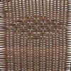 Emma + Oliver Indoor/Outdoor Stacking Rattan Restaurant Patio Chairs, Set of 2, Gray
