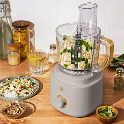 Beautiful 10-Cup Food Processor with Accessories, White Icing by Drew Barrymore