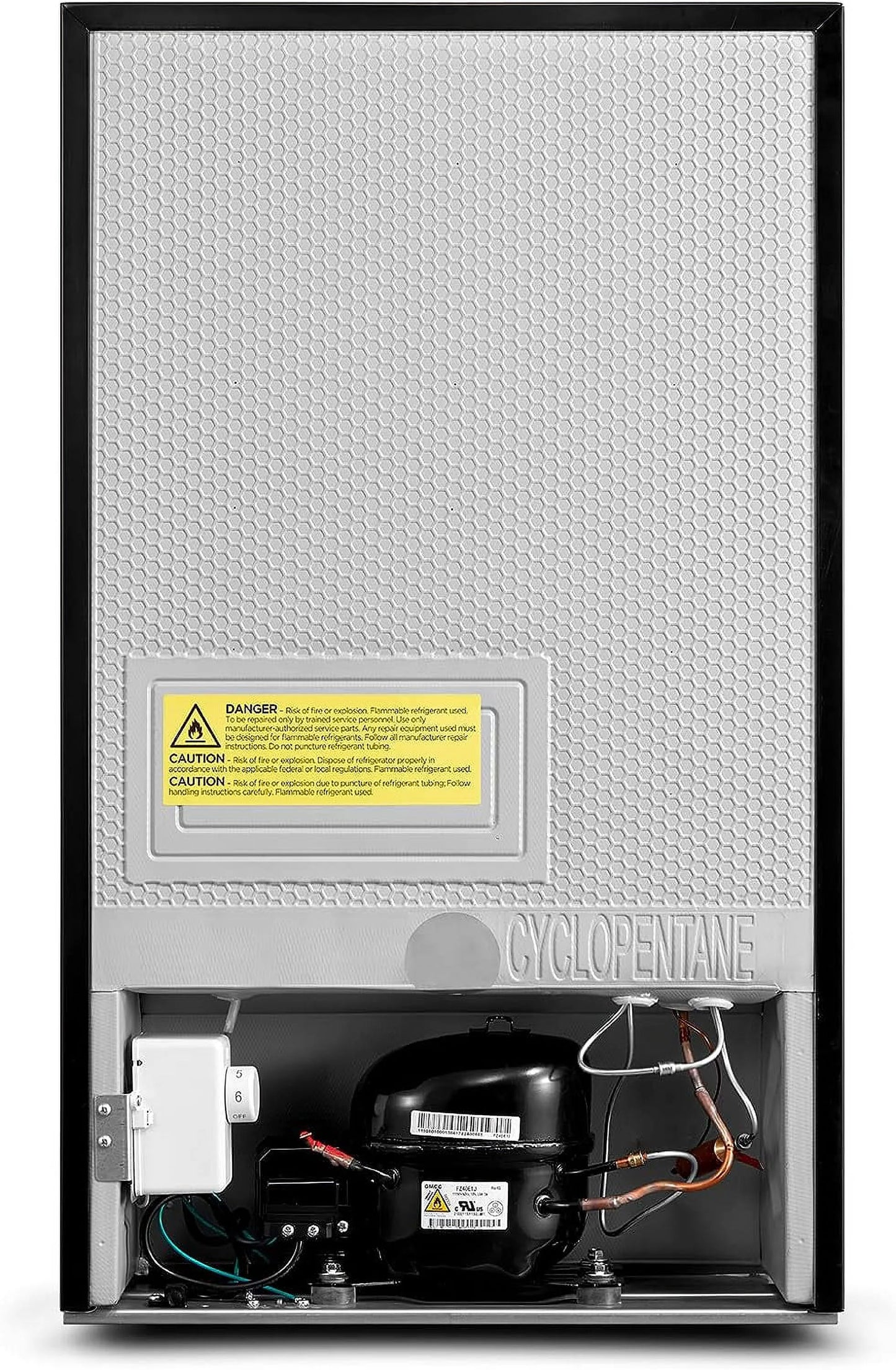 Midea 3 Cubic Ft Upright Freezer, Black, MRU03M2ABB, New